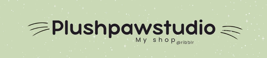 Plushpawstudio shop banner