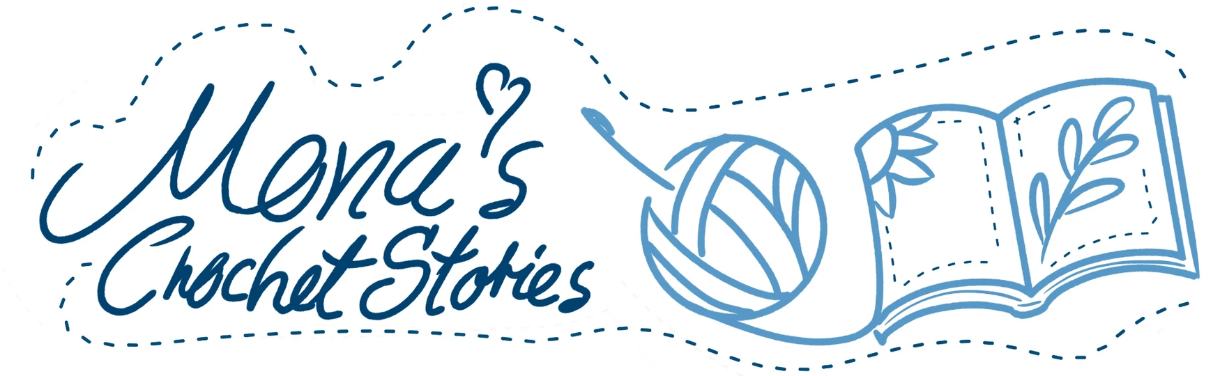 Mona's Crochet Stories shop banner