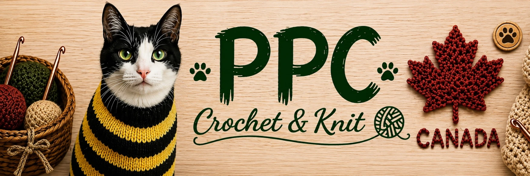 PPC Knits shop banner