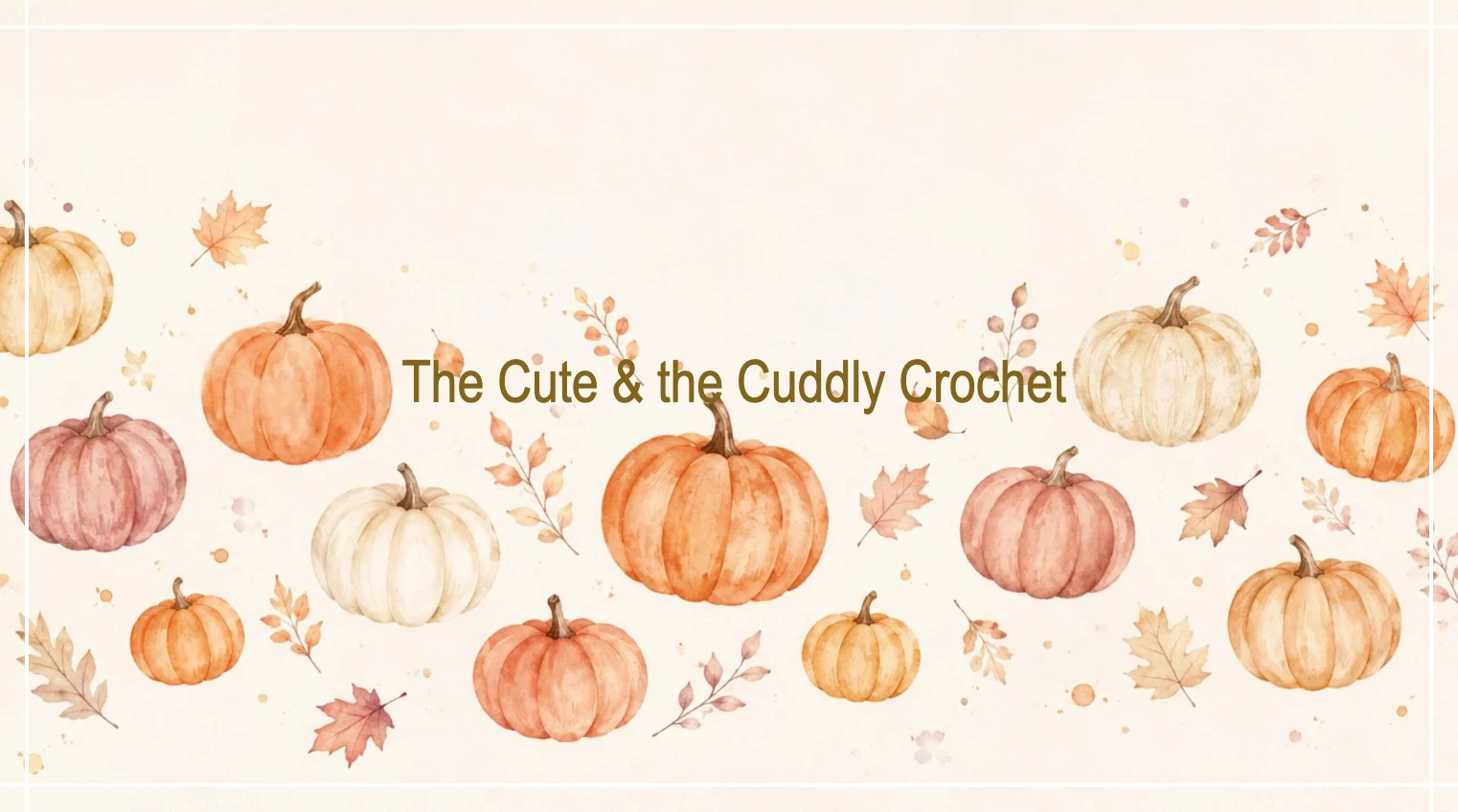 The Cute & the Cuddly Crochet shop banner