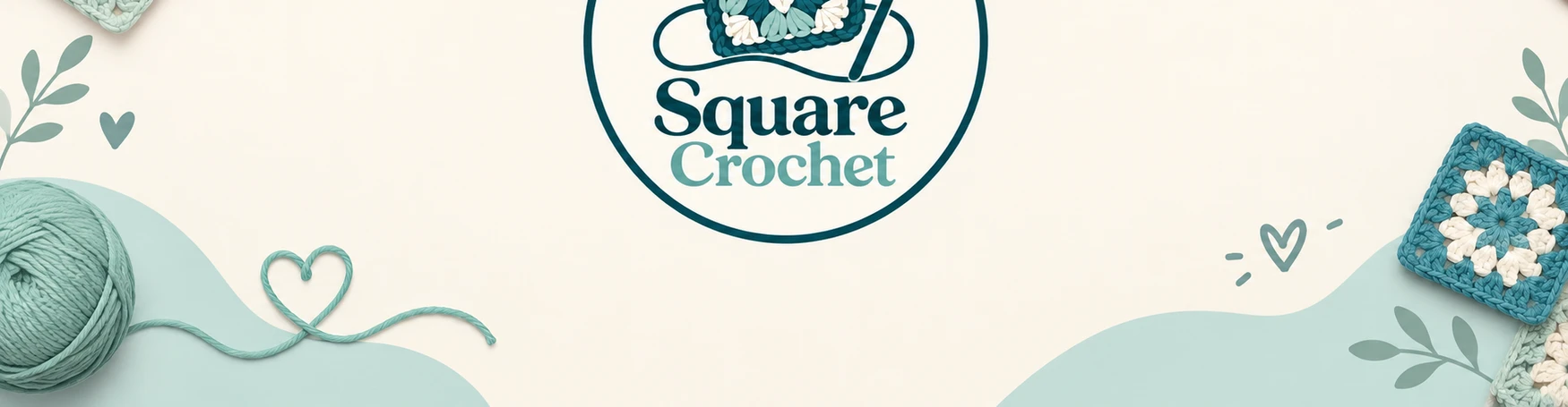 Square Crochet shop banner