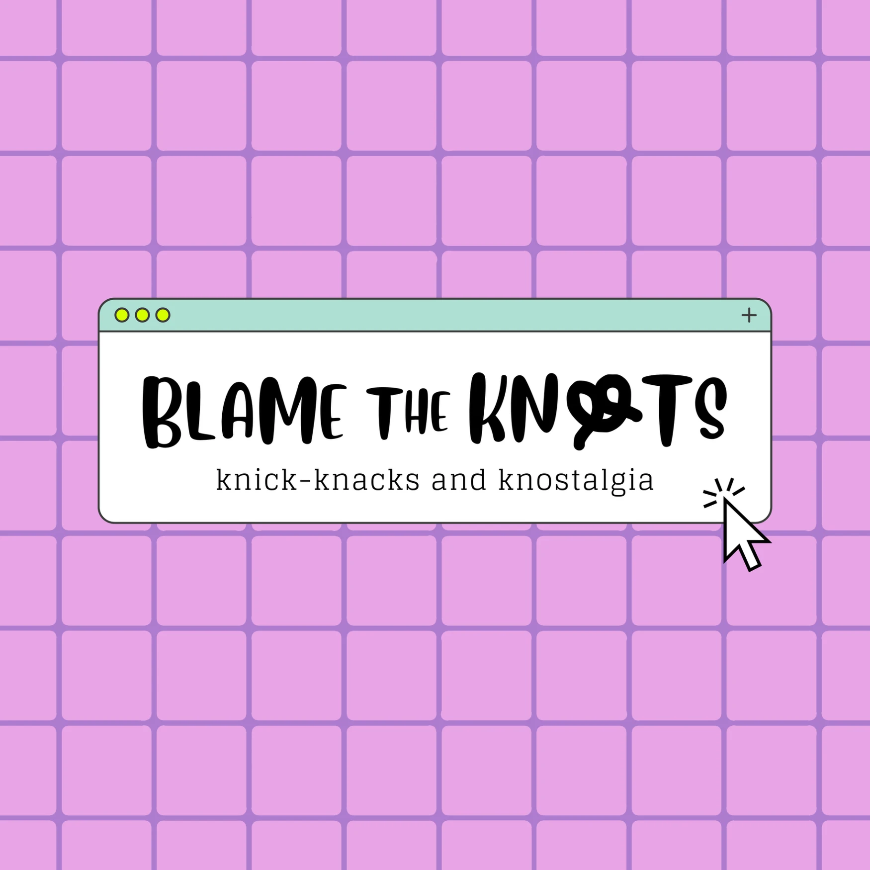 blametheknots shop banner