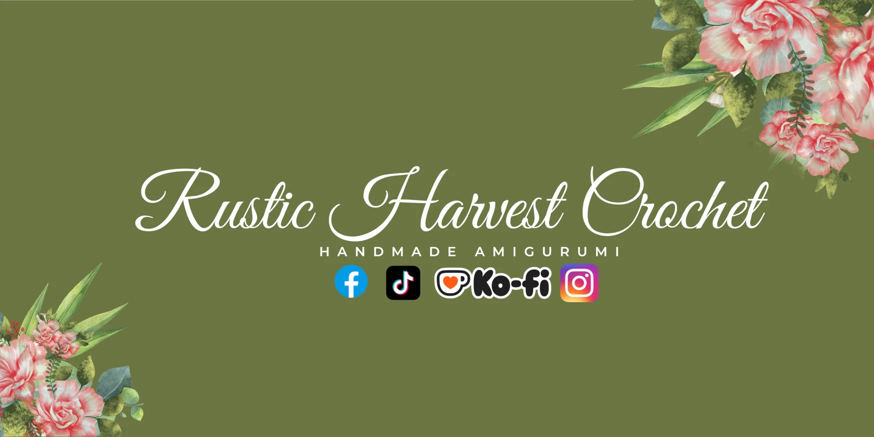 Rustic Harvest Crochet shop banner