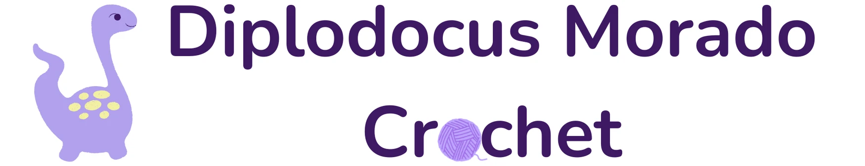 Diplodocus Morado Crochet shop banner