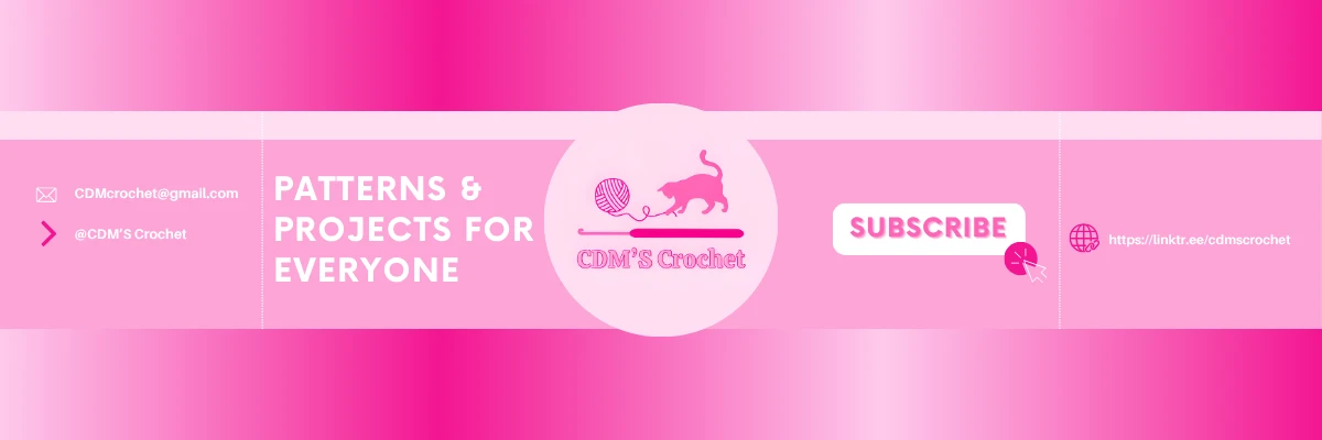 CDM’S Crochet shop banner