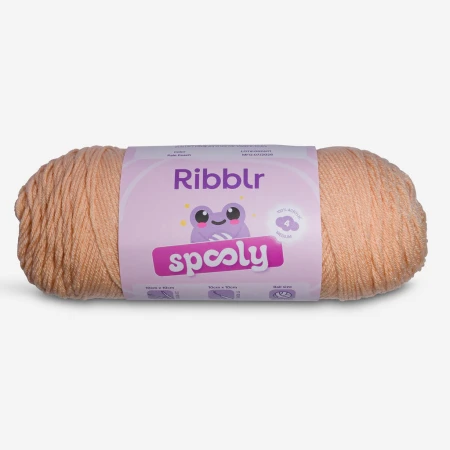Ribblr Spooly - Pale Peach