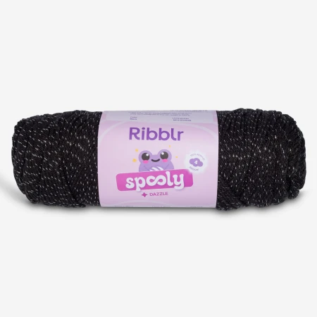 Ribblr Spooly Dazzle - Black