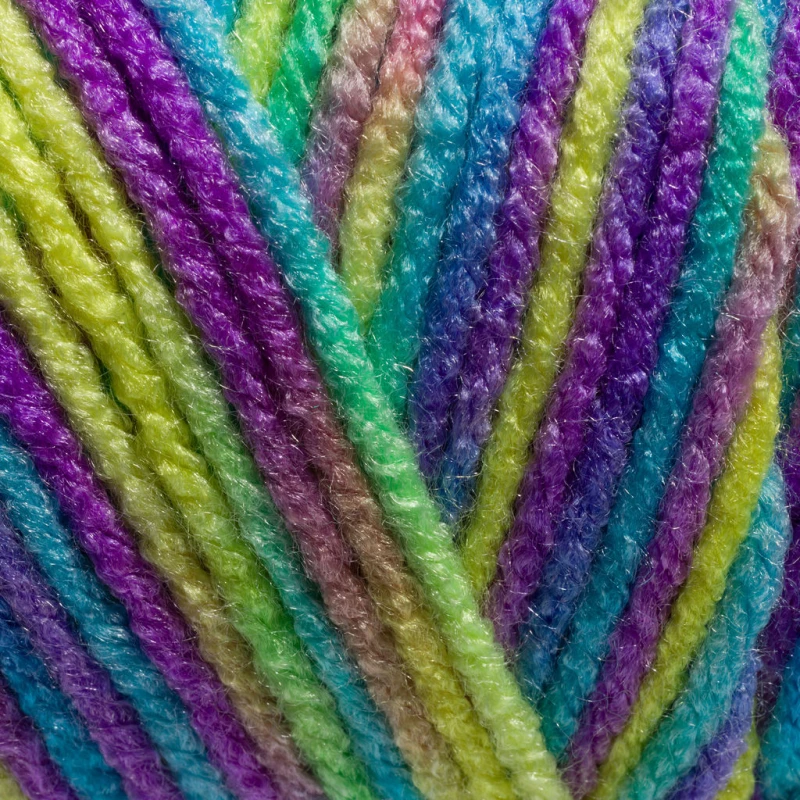 Ribblr Spooly Rainbow - Grape Swirl Neon Swirl