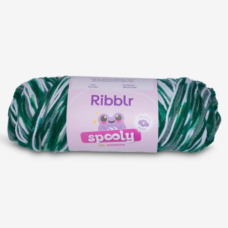 Ribblr Spooly Rainbow - Pine Swirl