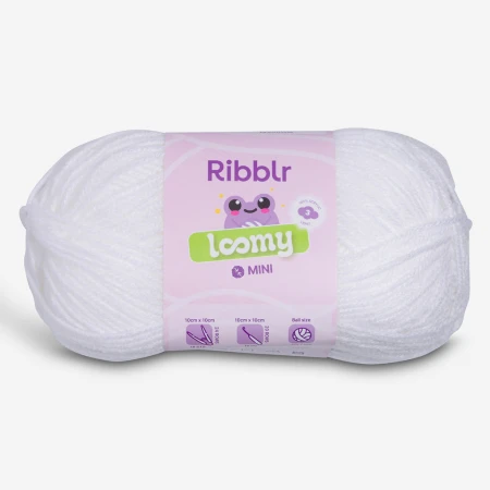 Ribblr Loomy Mini - White