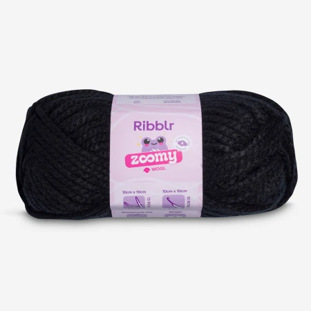 Ribblr Zoomy Wool - Black