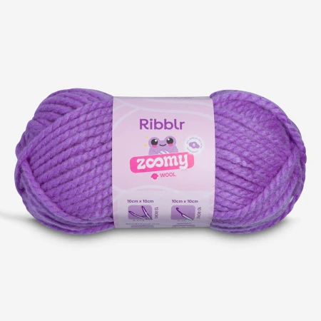 Ribblr Zoomy Wool - Lilac Purple