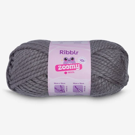 Ribblr Zoomy Wool - Silver