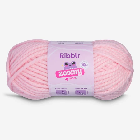 Ribblr Zoomy Wool - Soft Pink
