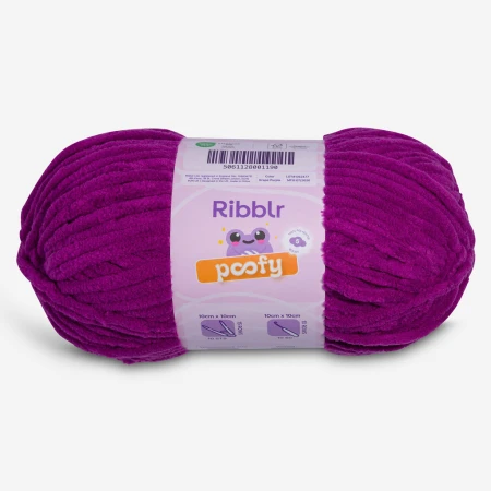 Ribblr Poofy - Grape Purple