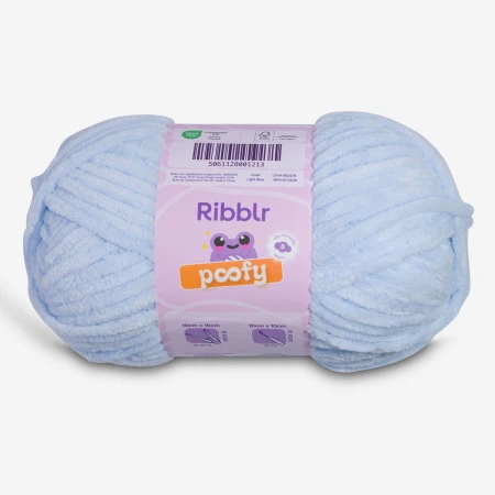 Ribblr Poofy - Light Blue