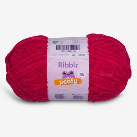 Ribblr Poofy - Maroon