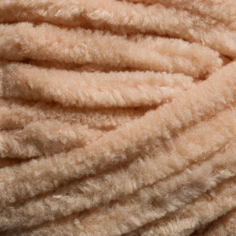 Ribblr Poofy - White Pale Peach