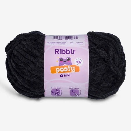 Ribblr Poofy Mini - Black