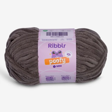 Ribblr Poofy Mini - Dark Grey