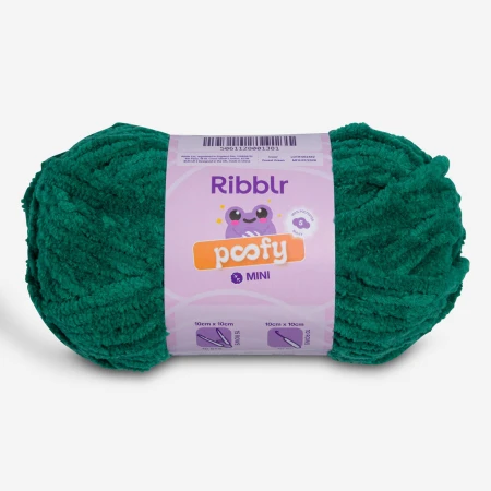 Ribblr Poofy Mini - Forest Green