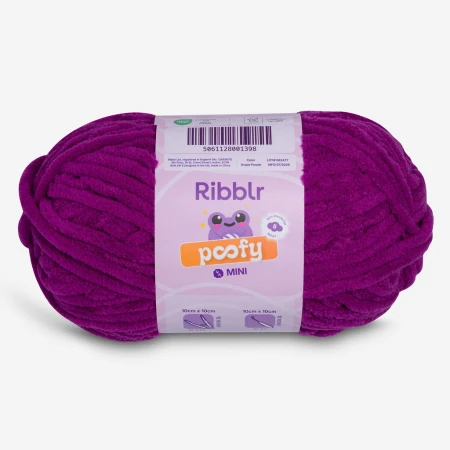 Ribblr Poofy Mini - Grape Purple