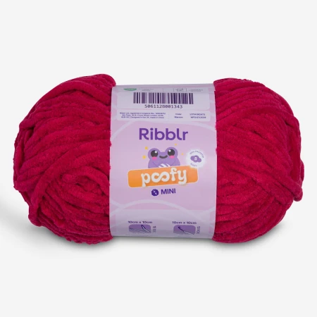 Ribblr Poofy Mini - Maroon