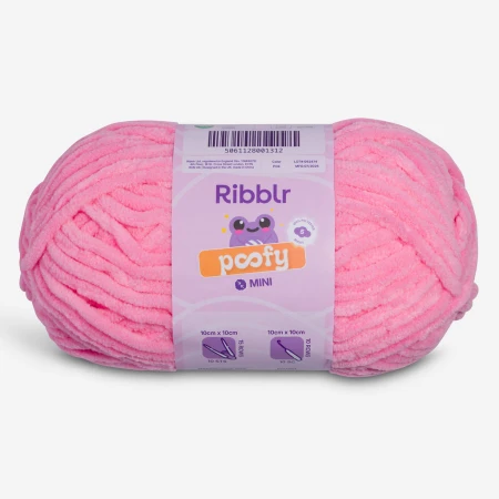 Ribblr Poofy Mini - Pink