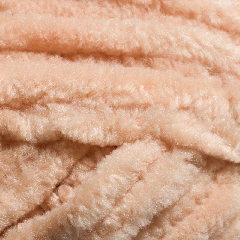 Ribblr Poofy Mini - White Pale Peach
