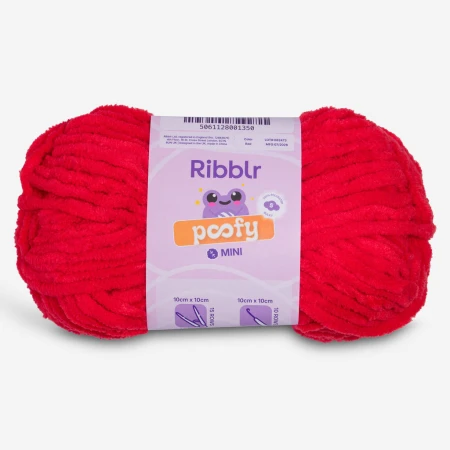 Ribblr Poofy Mini - Red