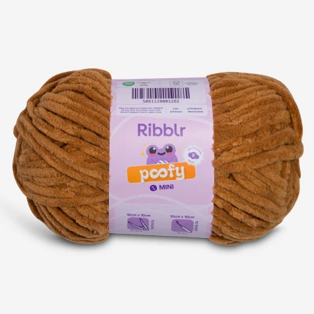Ribblr Poofy Mini - Soft Brown
