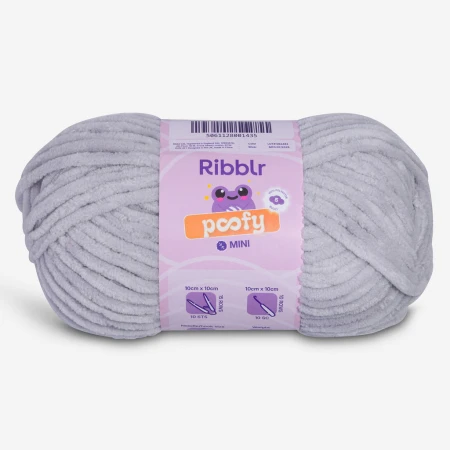 Ribblr Poofy Mini - Silver