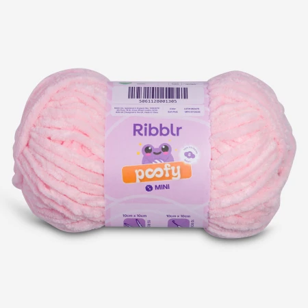 Ribblr Poofy Mini - Soft Pink