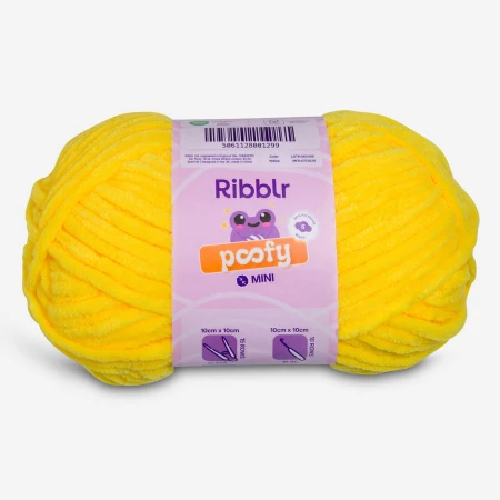 Ribblr Poofy Mini - Yellow