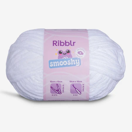 Ribblr Smooshy - White
