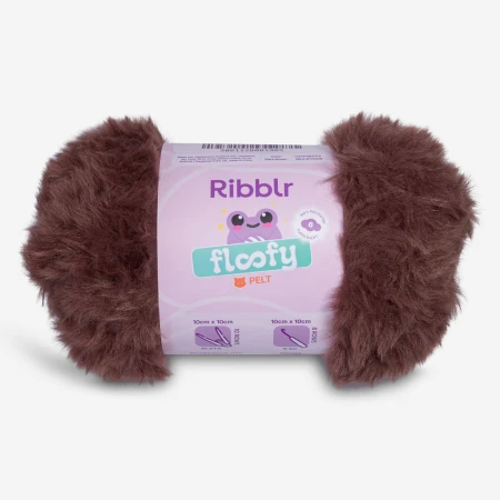 Ribblr Floofy Pelt - Dark Brown