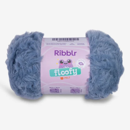 Ribblr Floofy Pelt - Light Blue