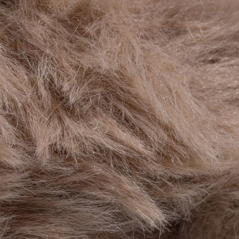 Ribblr Floofy Pelt - White Soft Brown