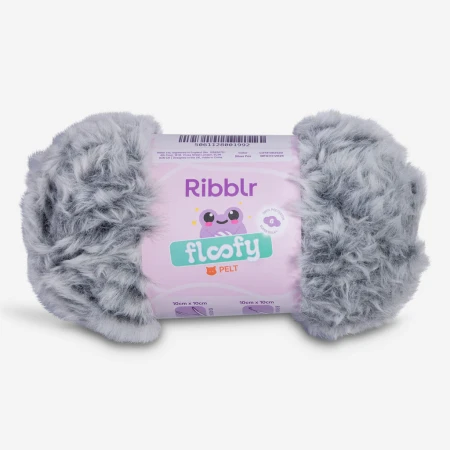 Ribblr Floofy Pelt - Silver Fox