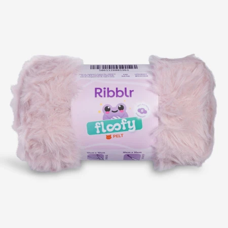 Ribblr Floofy Pelt - Soft Pink