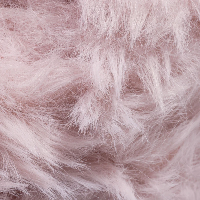 Ribblr Floofy Pelt - White Soft Pink