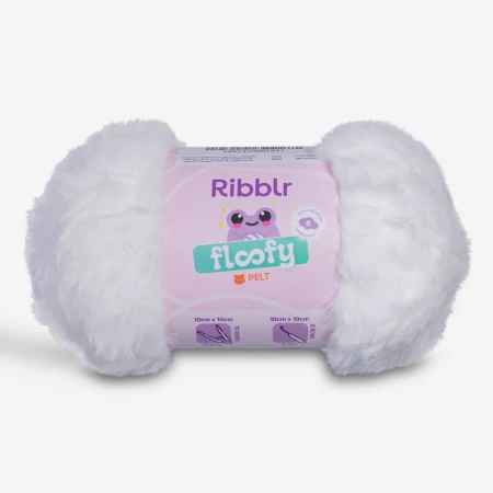 Ribblr Floofy Pelt - White